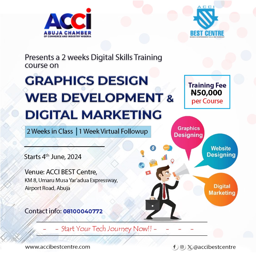 2 weeks Digital Skills Training course on GRAPHICS DESIGN WEB DEVELOPMENT & DIGITAL MARKETING